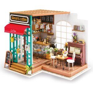 Robotime Rolife DIY Miniature House Simon's Coffee Shop